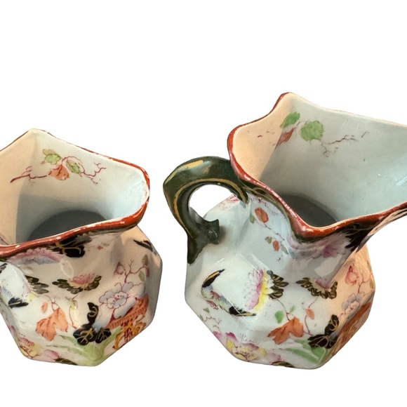 RARE MASONS ENGLAND PITCHER JUGS Set of 4 pcs Antique Asian Ironstone - Picture 5 of 11